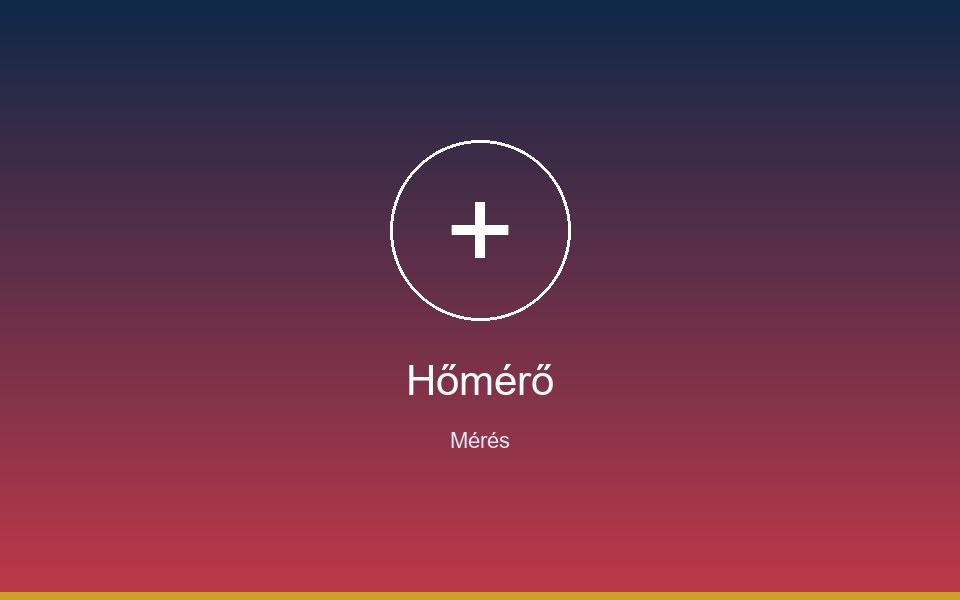 Hőmérő érintésmentes