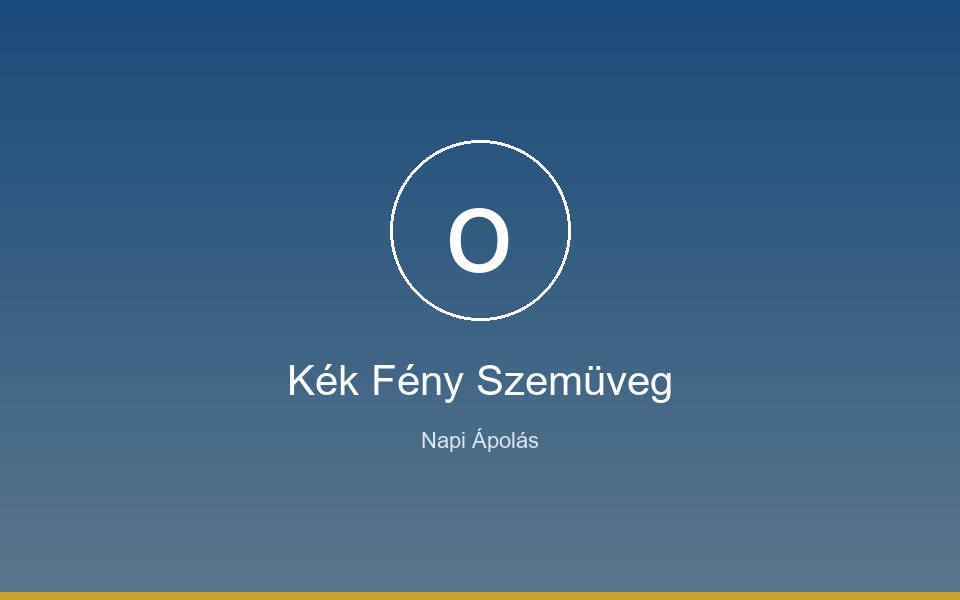 Kék Fény Szűrő Szemüveg