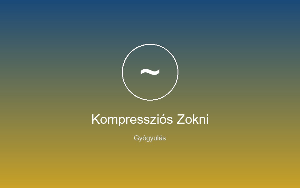 Kompressziós Zokni